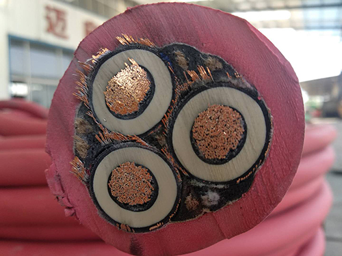 Special cable for shield tunneling machine